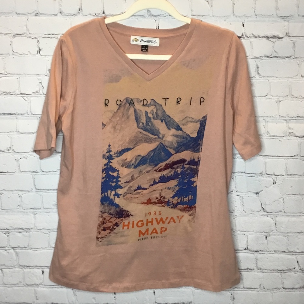 MONTANA ‘ROADTRIP’ V-NECK NEVER WORN
